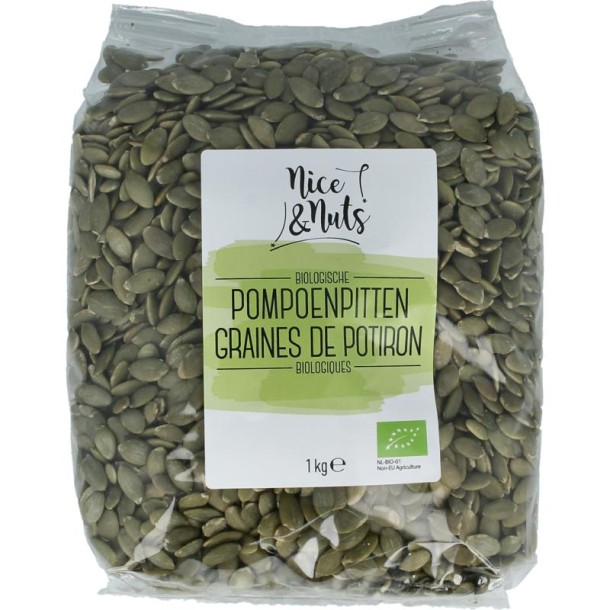 Nice & Nuts Pompoenpitten bio (1 Kilogram)