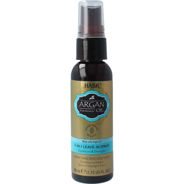 Hask Argan oil repair 5-in-1 leave in spray travel size (52 Milliliter)