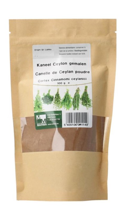 Marma Kaneel ceylon gemalen (100 Gram)