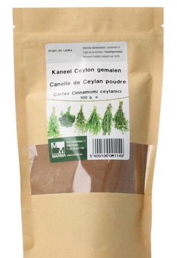Marma Kaneel ceylon gemalen (100 Gram)
