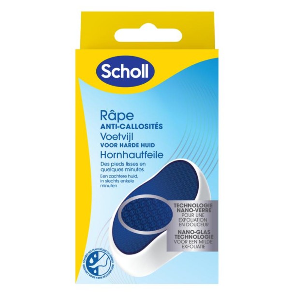 Scholl Voetvijl nano glas 1 Stuks