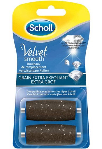 Scholl Velvet smooth refill grof diamond 2 Stuks