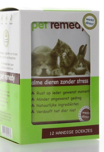 Pet Remedy Kalmerende doekjes (12 Stuks)