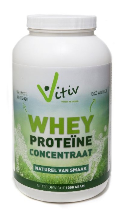 Vitiv Whey proteine concentraat 80% (500 Gram)