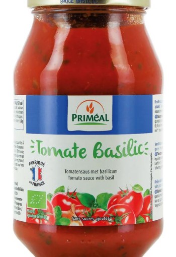 Primeal Pastasaus tomaten basilicum bio (510 Gram)
