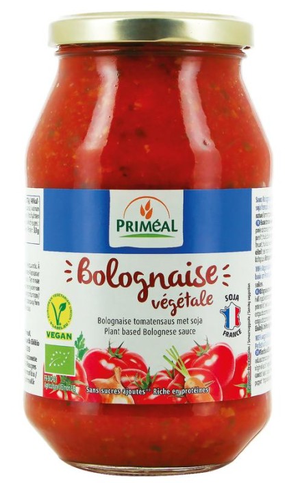 Primeal Bolognese tomatensaus vegetarisch bio (510 Gram)