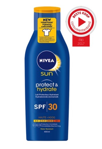 NIVEA PROTECT & HYDRATE HYDRATERENDE ZONNEMELK 400 ML