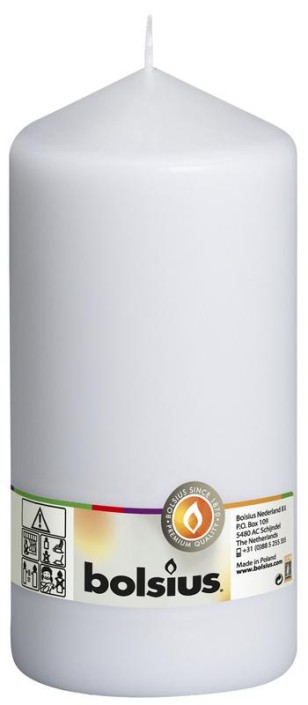 Bolsius Stompkaars 250/98 wit (1 Stuks)
