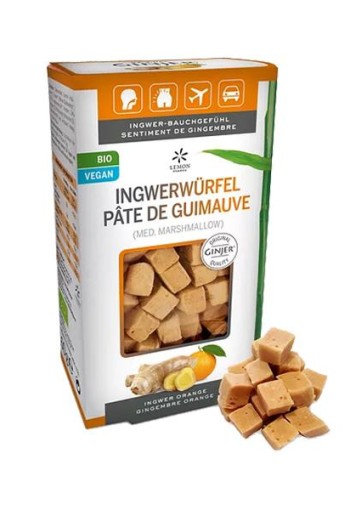 Lemon Pharma Ginjer original gember cubes bio (60 Gram)