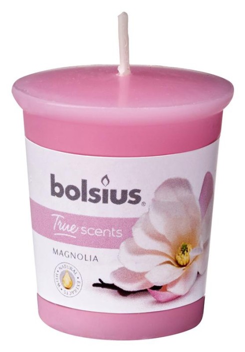 Bolsius True Scents votive 53/45 rond magnolia (1 Stuks)