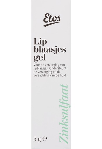 Etos Lipblaasjes Gel Zinksulfaat 5 gram