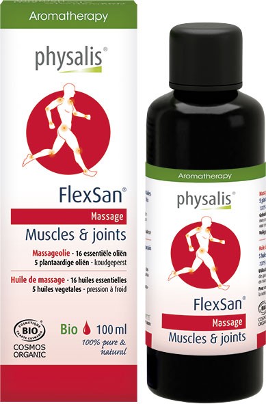 Physalis Massageolie flexsan bio (100 Milliliter)