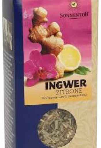 Sonnentor Gember & citroen kruiden thee los bio (80 Gram)