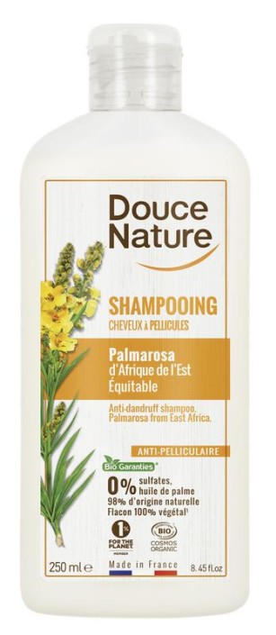 Douce Nature Shampoo anti roos palmarosa bio (250 Milliliter)