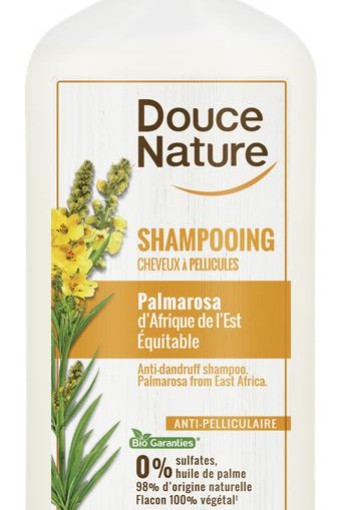 Douce Nature Shampoo anti roos palmarosa bio (250 Milliliter)