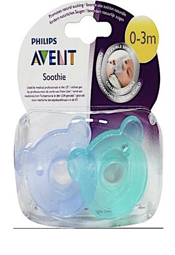 Avent Soothie Fopspeen Kalmerend 0-3 Maanden Scf194/00 2st