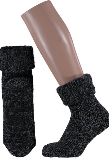 Apollo Slofsok anti slip unisex zwart 39-42 (1 Paar)