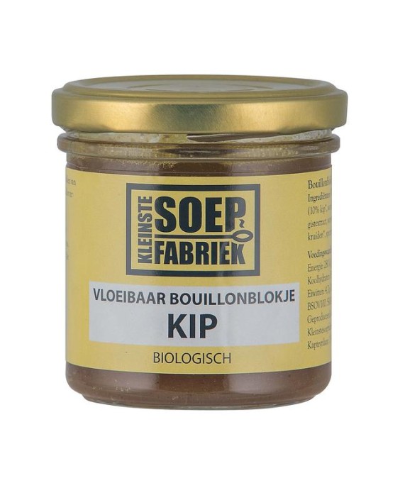 Kleinstesoepfabr Vloeibare bouillonblokjes kip bio (150 Milliliter)