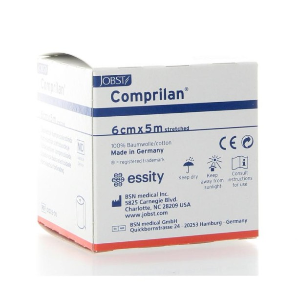 Comprilan Korte rek zwachtel 5m x 6cm (1 Stuks)