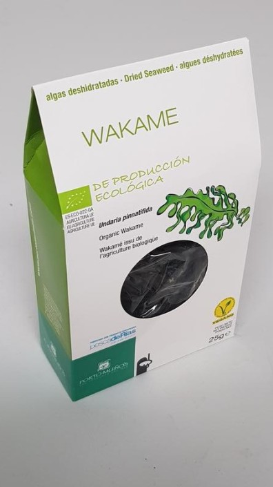 Porto Muinos Wakame vlokken bio (25 Gram)