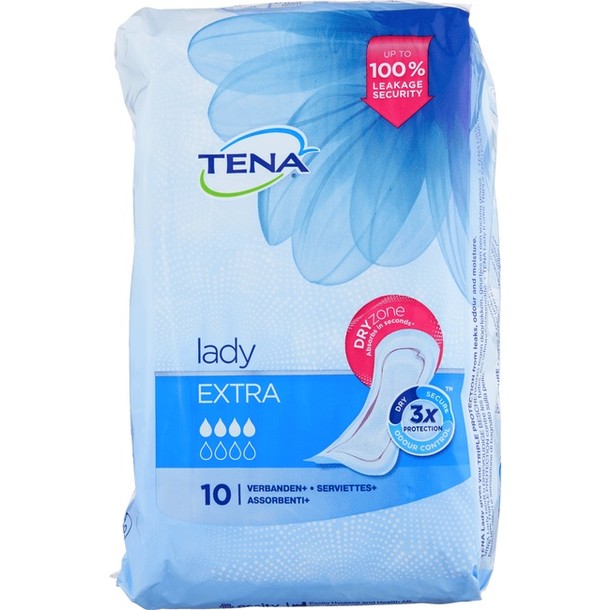 Tena Lady Incontinentieverband Extra Extra, 10 stuks