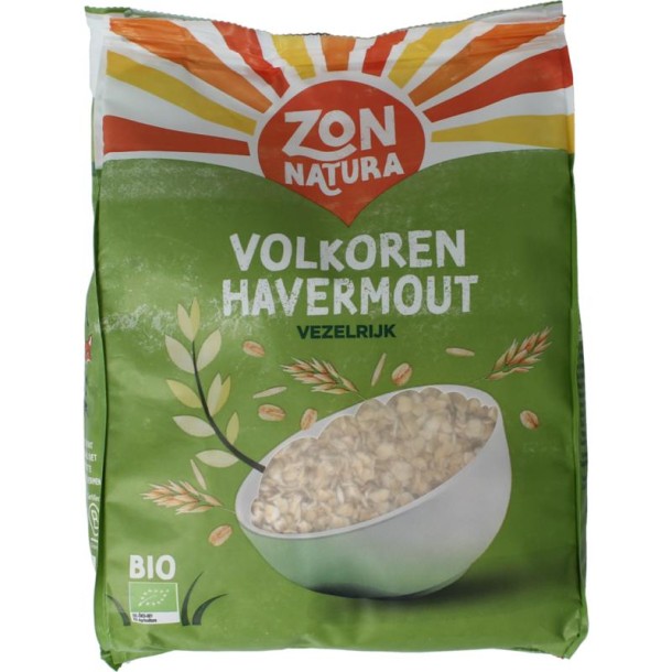 Zonnatura Havermout volkoren bio (300 Gram)