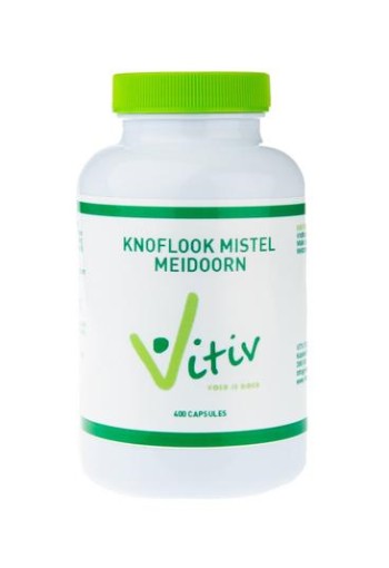 Vitiv Knoflook mistel meidoorn (400 Capsules)