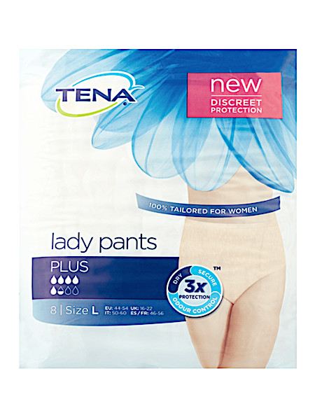 Tena Lady Pants Plus  Large, 8 stuks 
