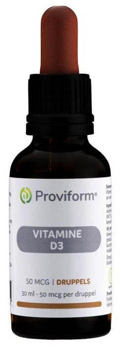 Proviform Vitamine D3 50mcg druppels (30 Milliliter)