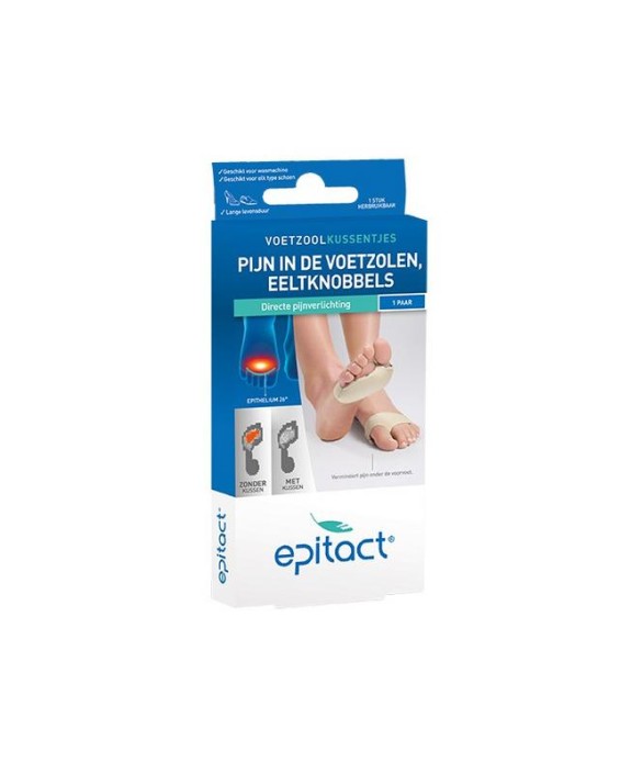 Epitact Voetzoolkussentjes comfort maat 42/45 (2 Stuks)