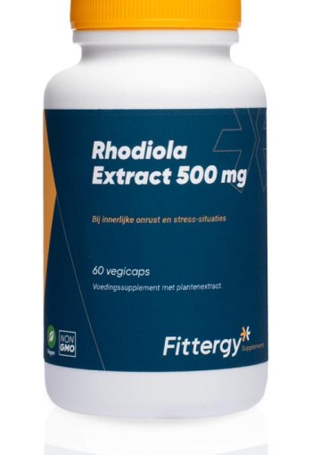 Fittergy Rhodiola 500mg (60 Vegetarische capsules)