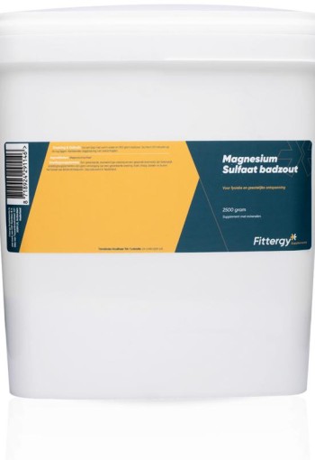 Fittergy Magnesium sulfaat badzout (2500 Gram)
