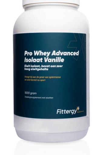 Fittergy Pro whey advanced isolate vanille (1 Kilogram)