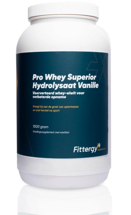 Fittergy Pro whey superior hydrolysate vanille (1 Kilogram)