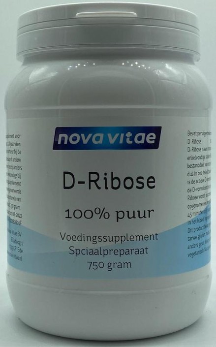 Nova Vitae D Ribose 100% puur (750 Gram)