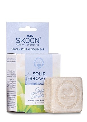Skoon Solid shower soft & sensitive (90 Gram)