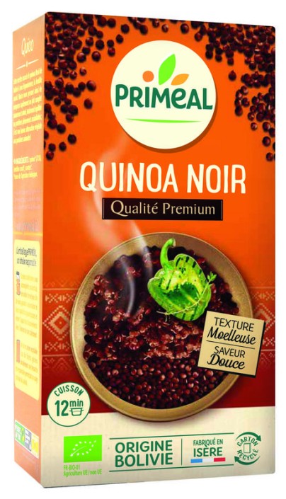 Primeal Quinoa real zwart bio (500 Gram)