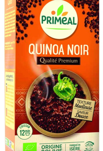 Primeal Quinoa real zwart bio (500 Gram)