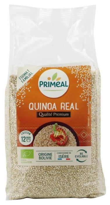 Primeal Quinoa wit real bio (1 Kilogram)