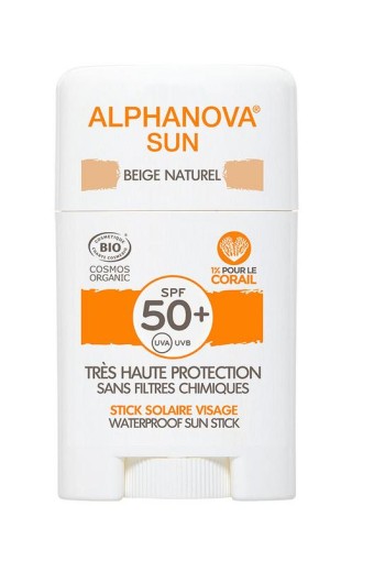 Alphanova Sun Sun bio SPF50+ face sun stick - beige (12 Gram)