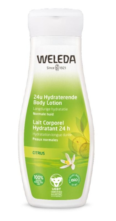 Weleda Citrus 24h hydraterende bodylotion (200 Milliliter)