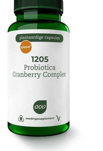 AOV 1205 Probiotica cranberry complex (60 Vegetarische capsules)