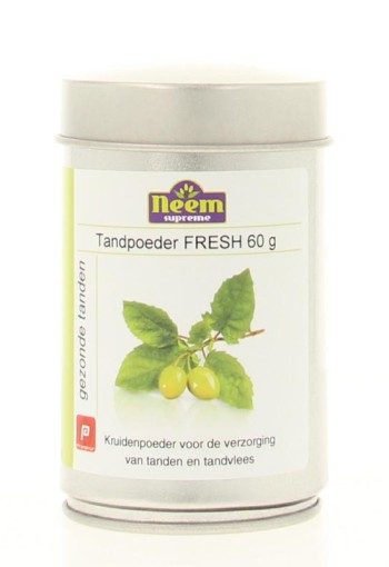 Holisan Supreme tandpoeder fresh (60 Gram)