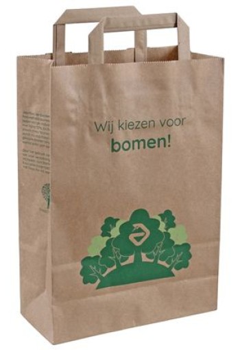 Spruyt Hillen Draagtas escupac boom 22 x 10 x 33cm (250 Stuks)