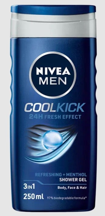 Nivea Men cool kick douchegel (250 Milliliter)