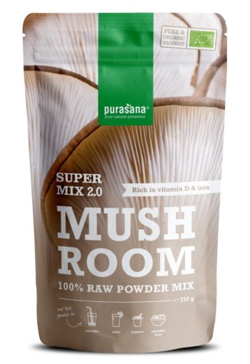 Purasana Mushroom mix 2.0 vegan bio (250 Gram)