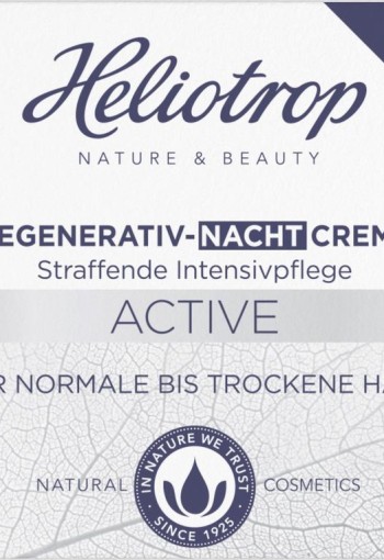 Heliotrop Active regeneratie nachtcreme (50 Milliliter)