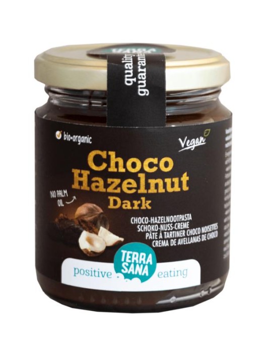 Terrasana Choco hazelnootpasta puur bio (250 Gram)