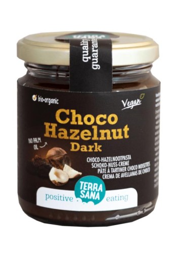 Terrasana Choco hazelnootpasta puur bio (250 Gram)