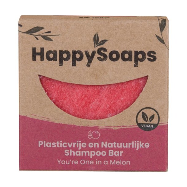 Happysoaps Shampoobar you're one in a melon (70 Gram)